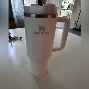 Stanley Cream Travel Mug with Handle